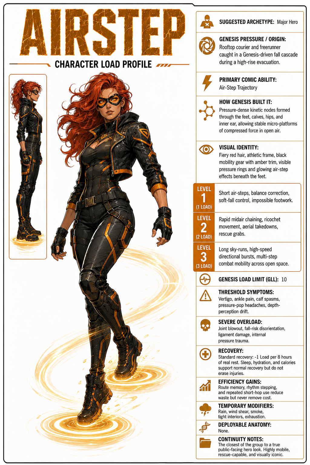 Airstep character profile